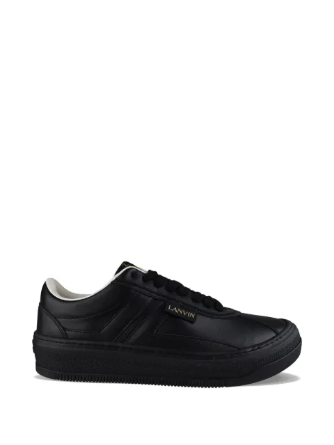 Lanvin logo leather sneakers