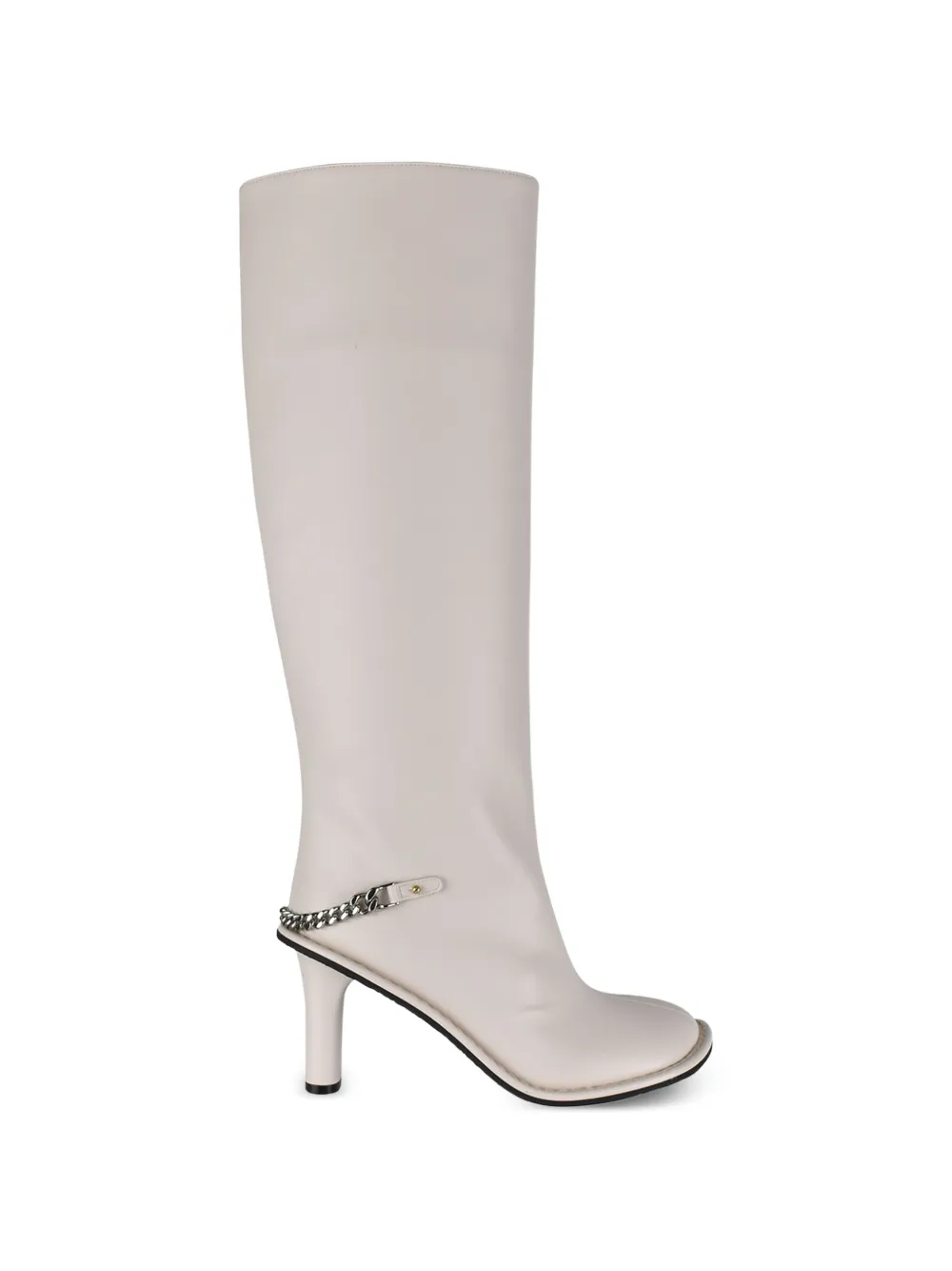 Stella McCartney Stivali Ryder con catena - Bianco