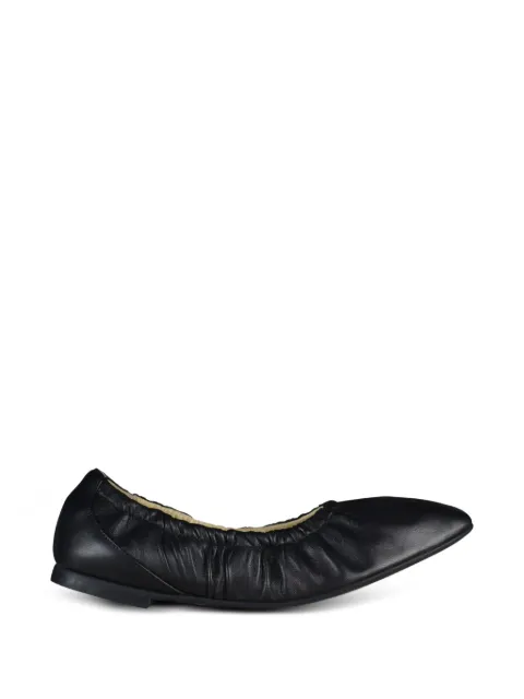 elastic square toe ballerina