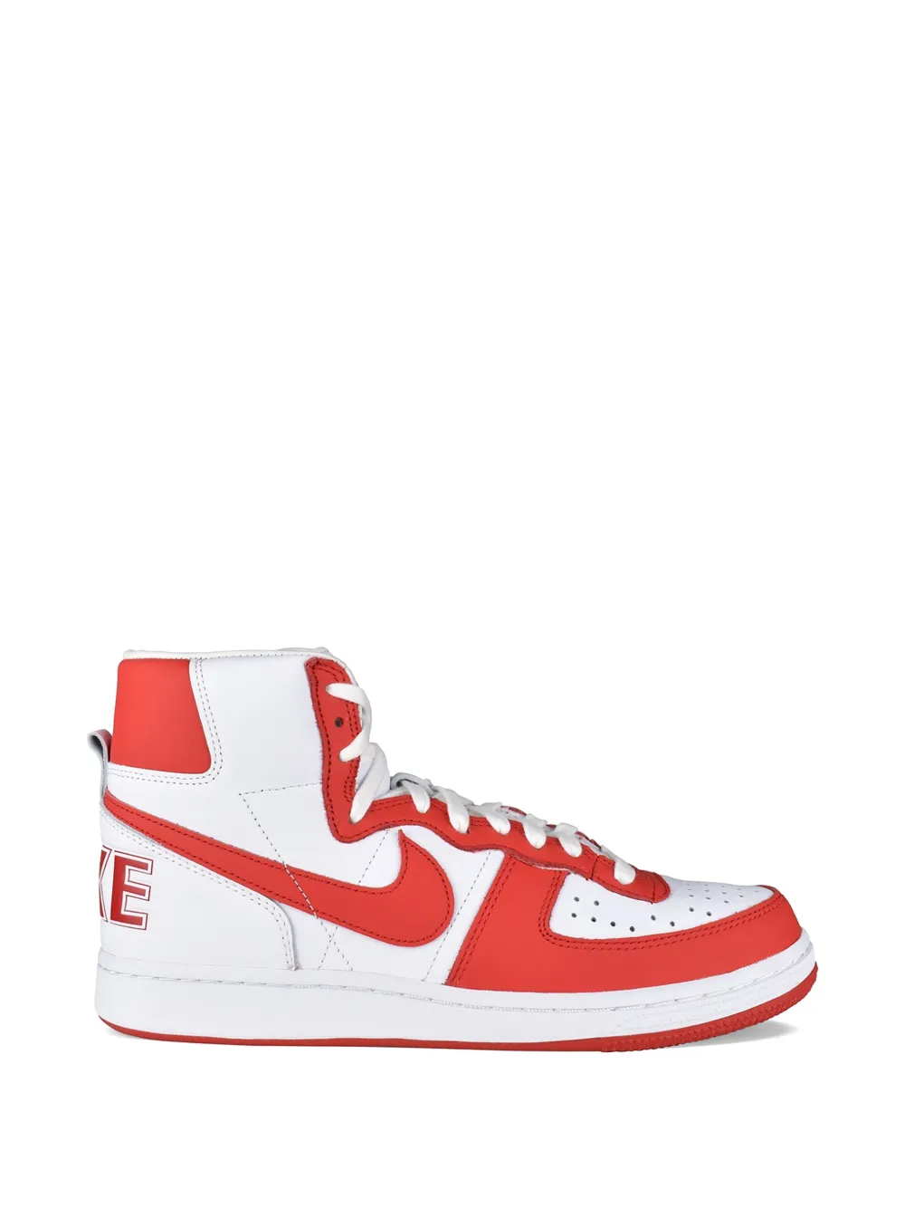 Comme des Garçons Homme x Nike Sneakers alte con logo Swoosh - Bianco