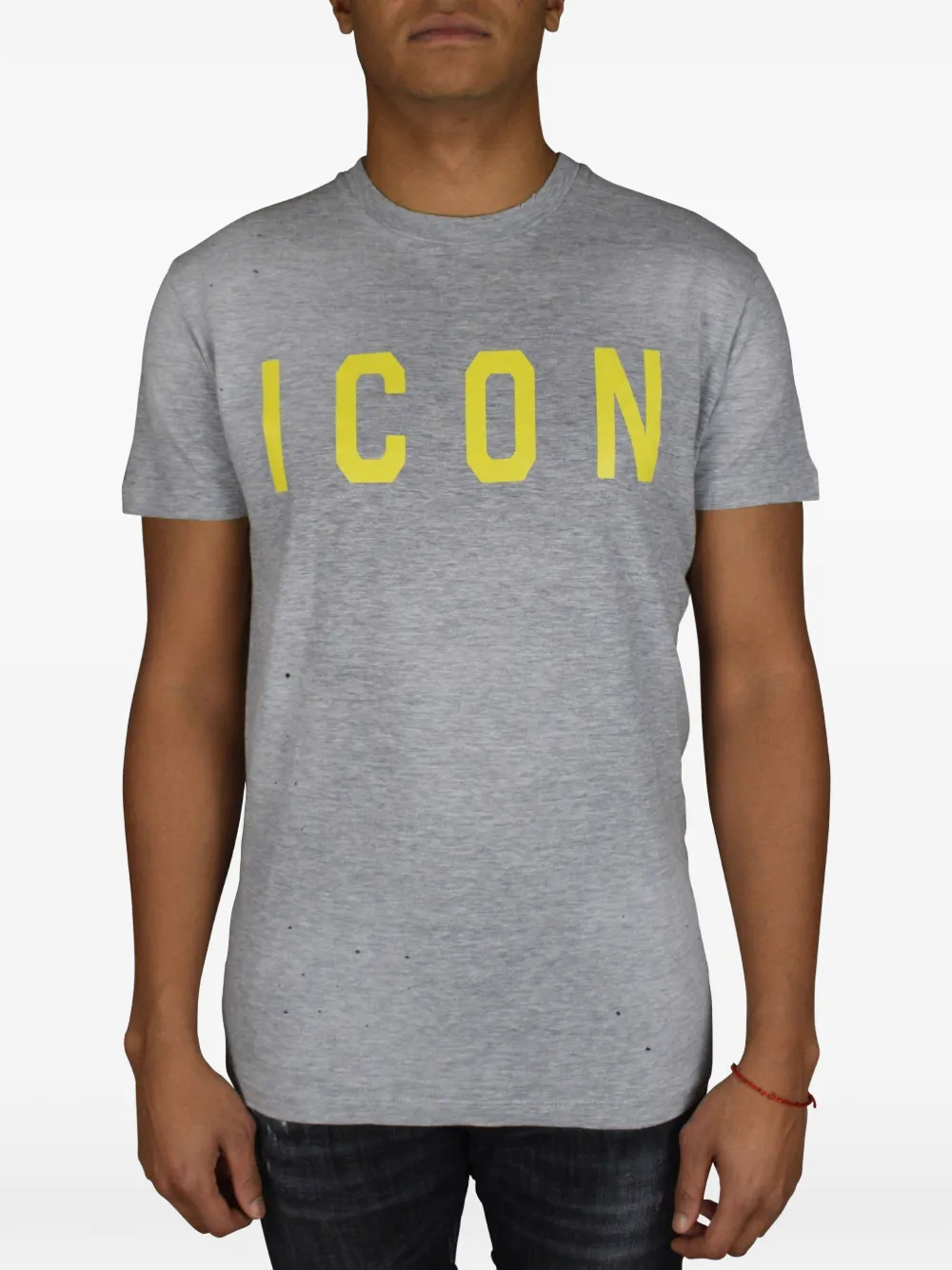 DSQUARED2 T-shirt met logoprint Grijs