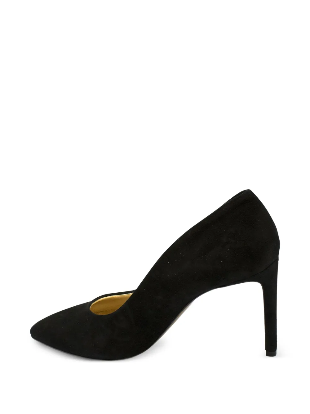 Walter Steiger Suède pumps met hak Zwart