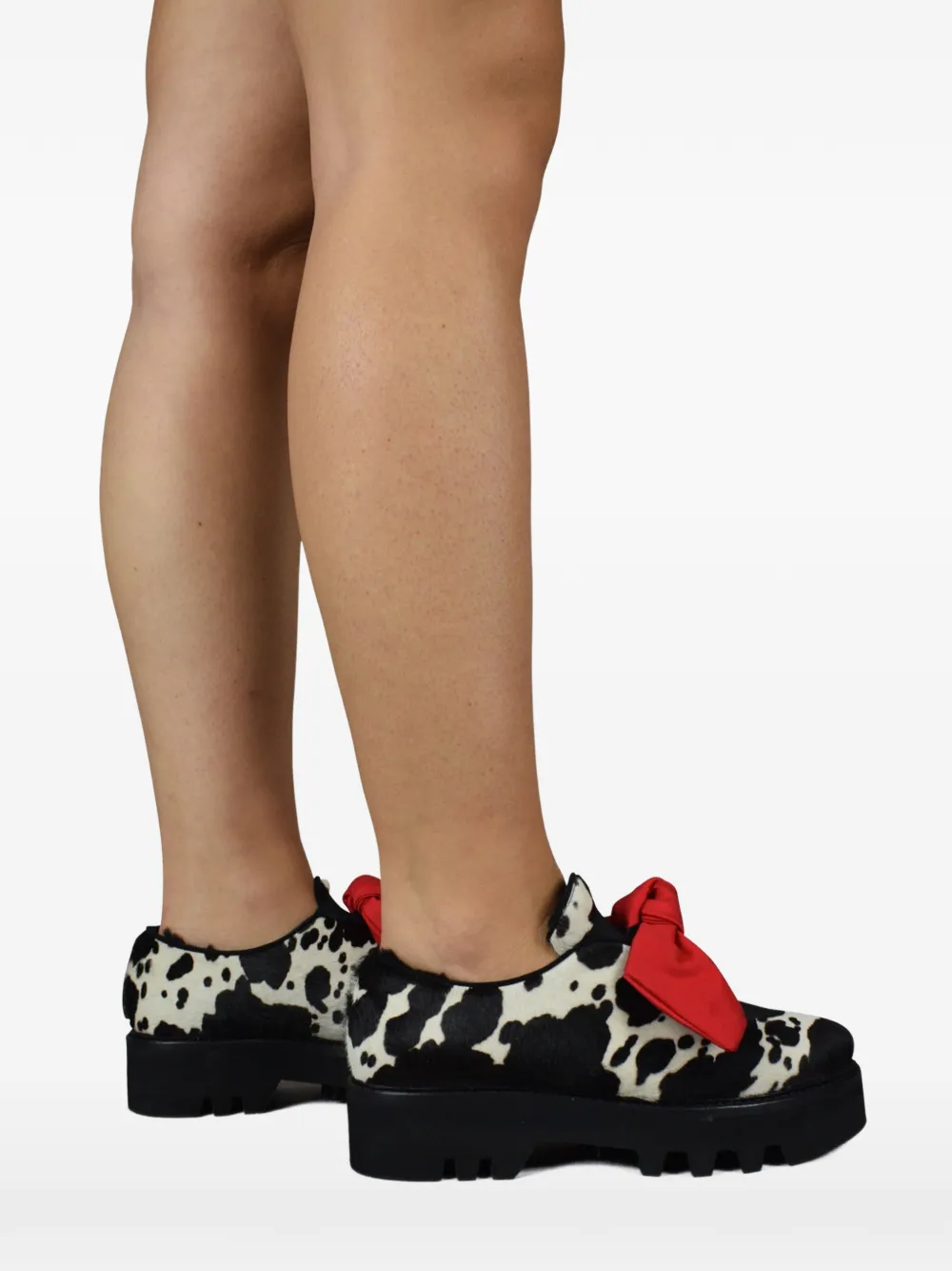 Walter Steiger Loafers met strik met stippen Zwart