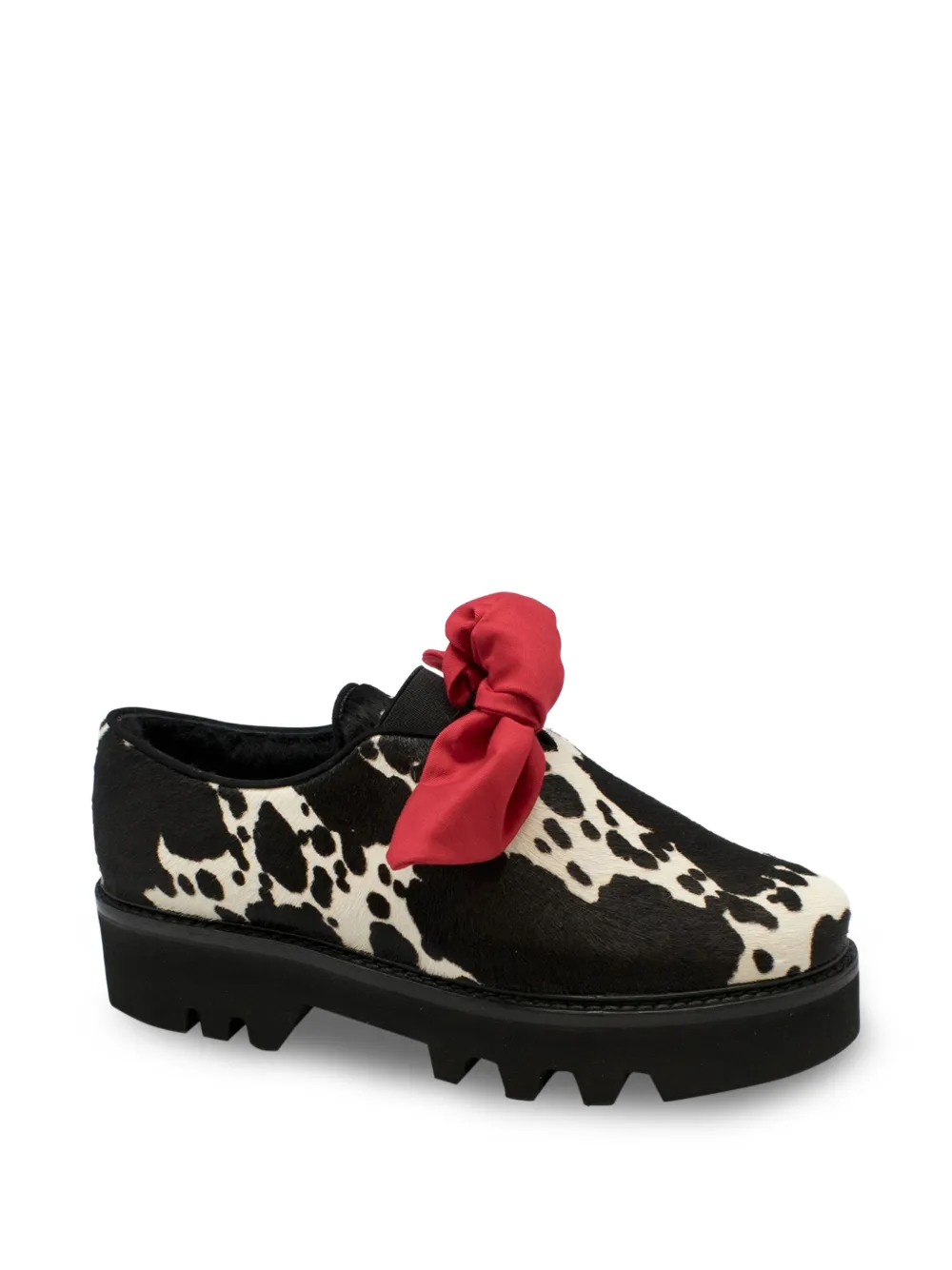 Walter Steiger Loafers met strik met stippen Zwart