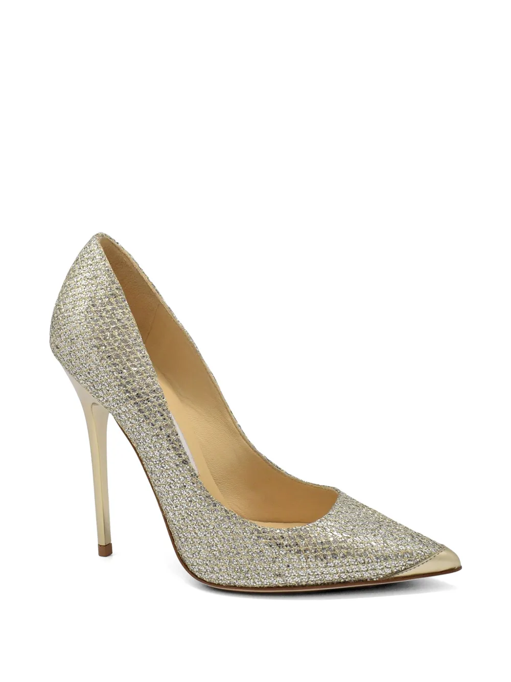 Jimmy Choo Anouk pumps verfraaid met glitters Zilver