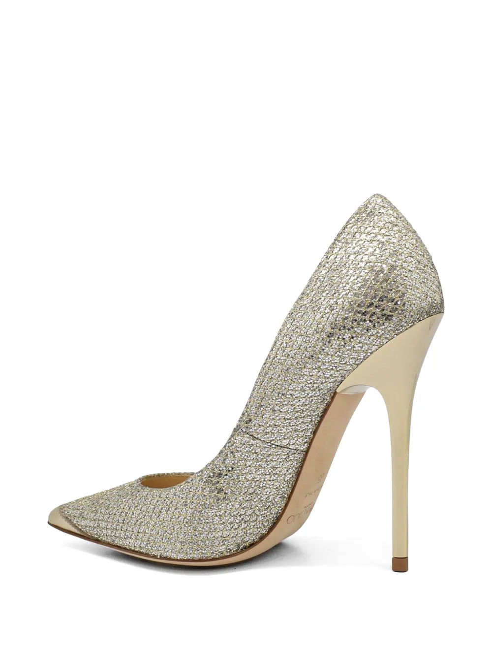 Jimmy Choo Anouk pumps verfraaid met glitters Zilver