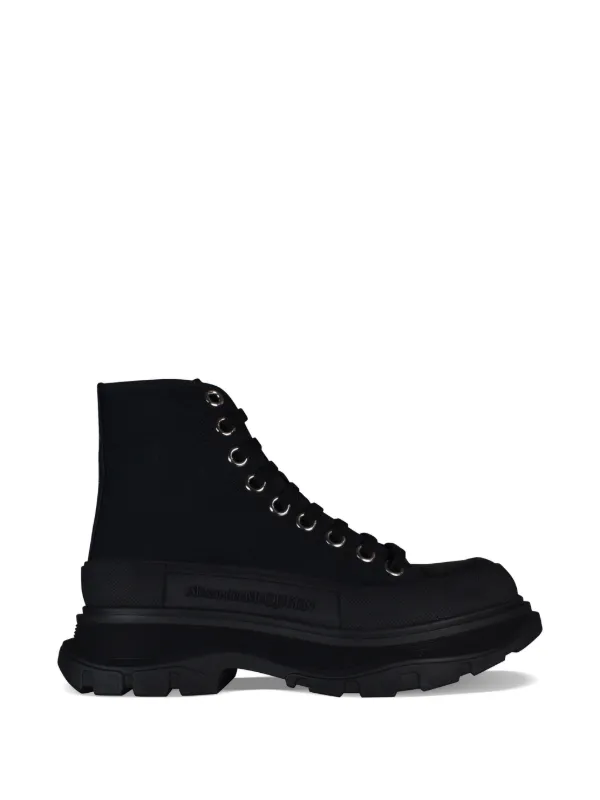 Alexander McQueen Tread Slick Sneakers in Black