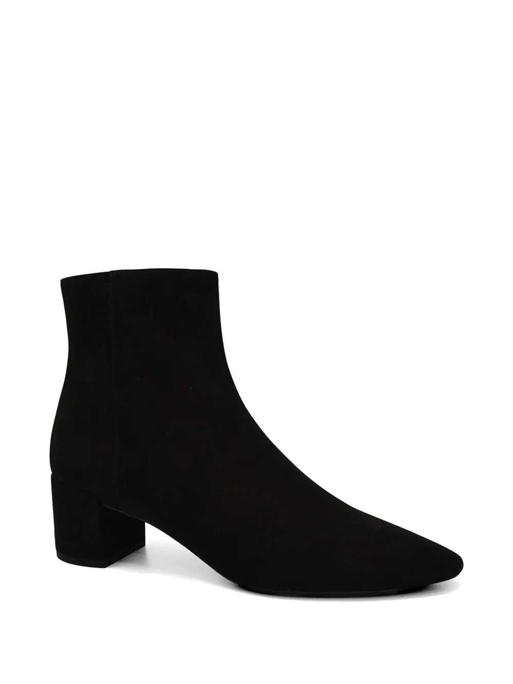 Saint Laurent Loulou enkellaarzen met rits Zwart
