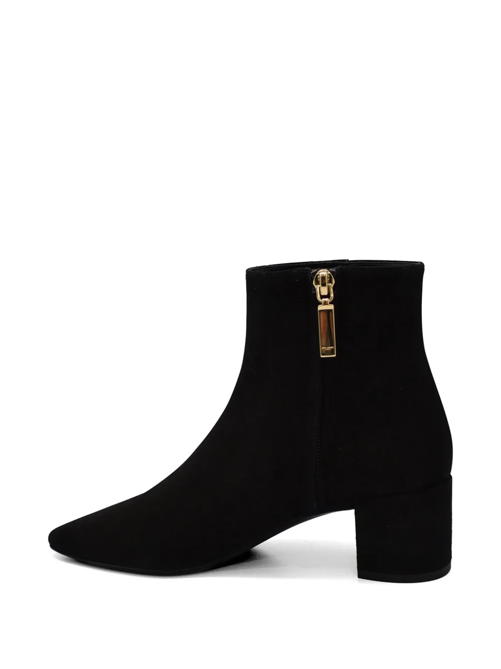 Saint Laurent Loulou enkellaarzen met rits Zwart