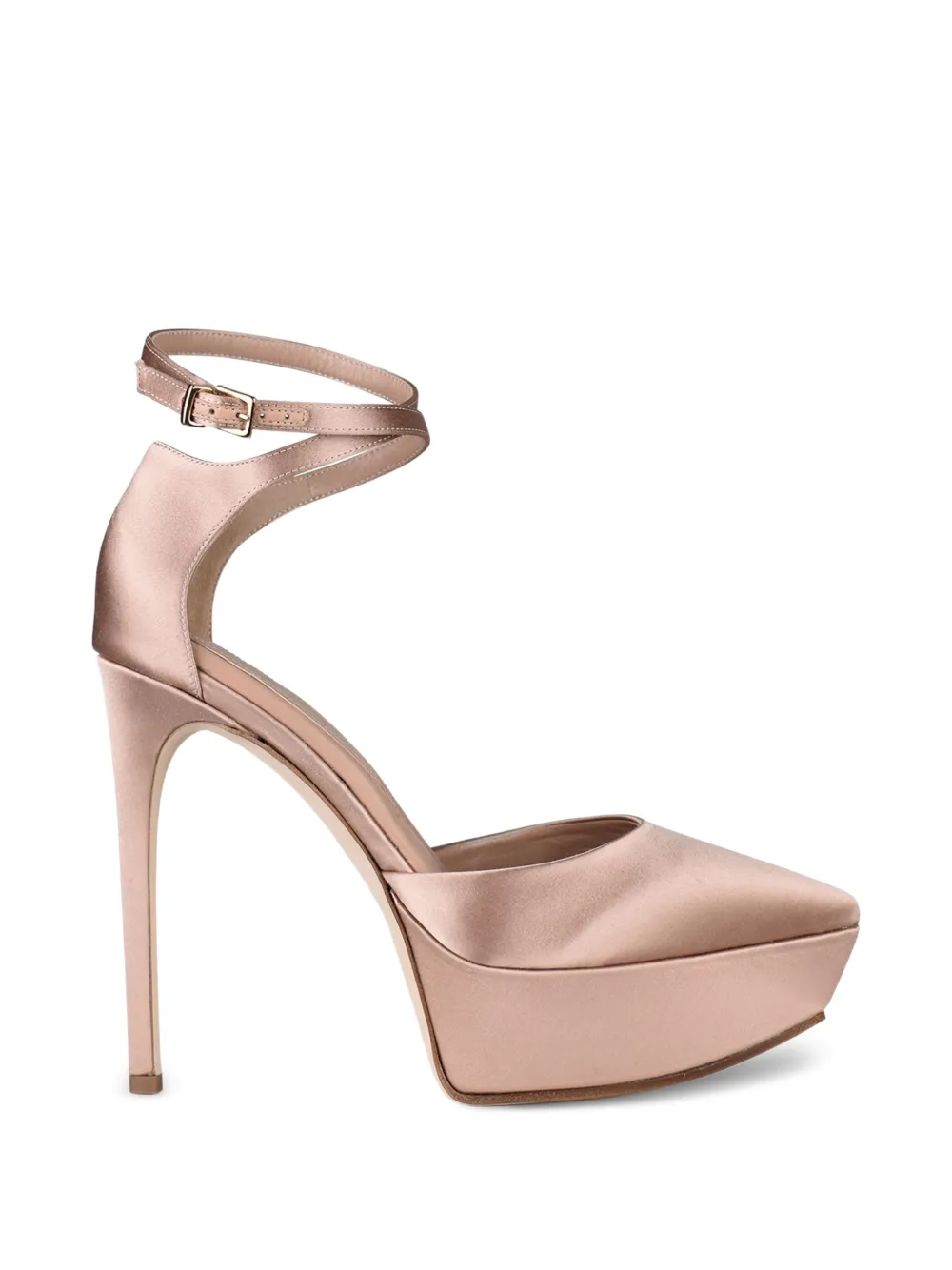 Tamara Mellon Plateau-Sandalen mit Knöchelriemen - Nude