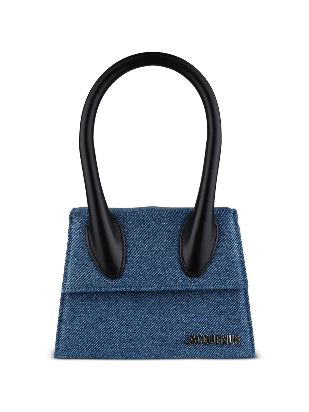 Jacquemus Chiquito Denim Top-handle Medium Tote Bag In Blue