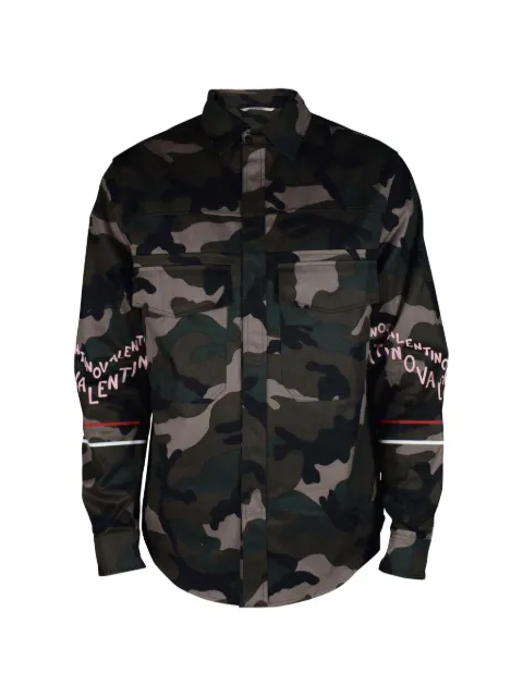Valentino Garavani camouflage-pattern shirt
