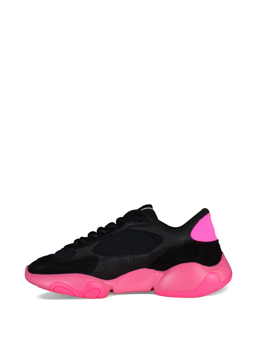 Valentino Garavani Suède sneakers met logo Zwart