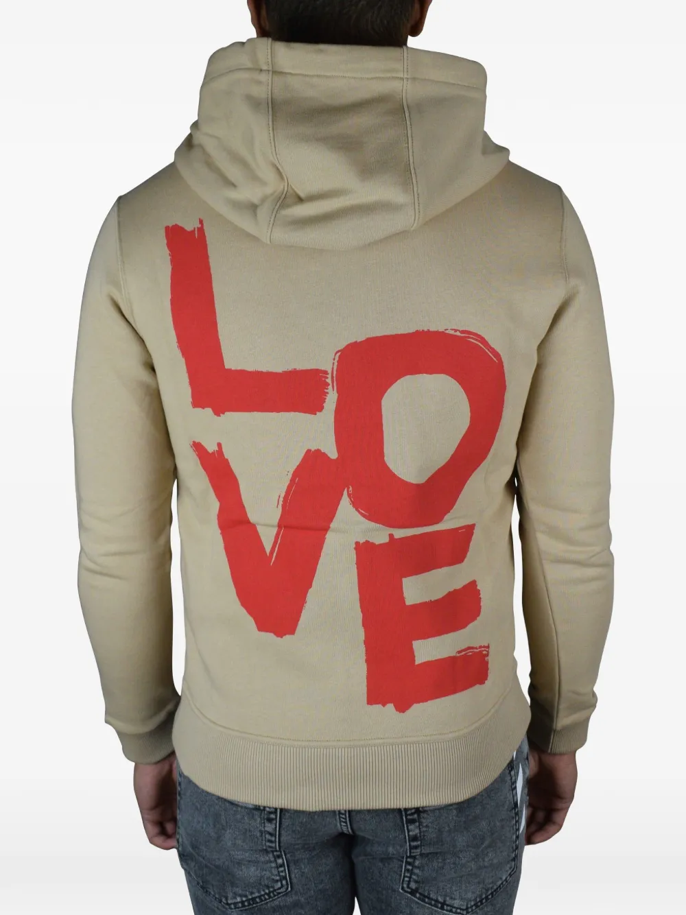 Burberry Hoodie met rits Beige