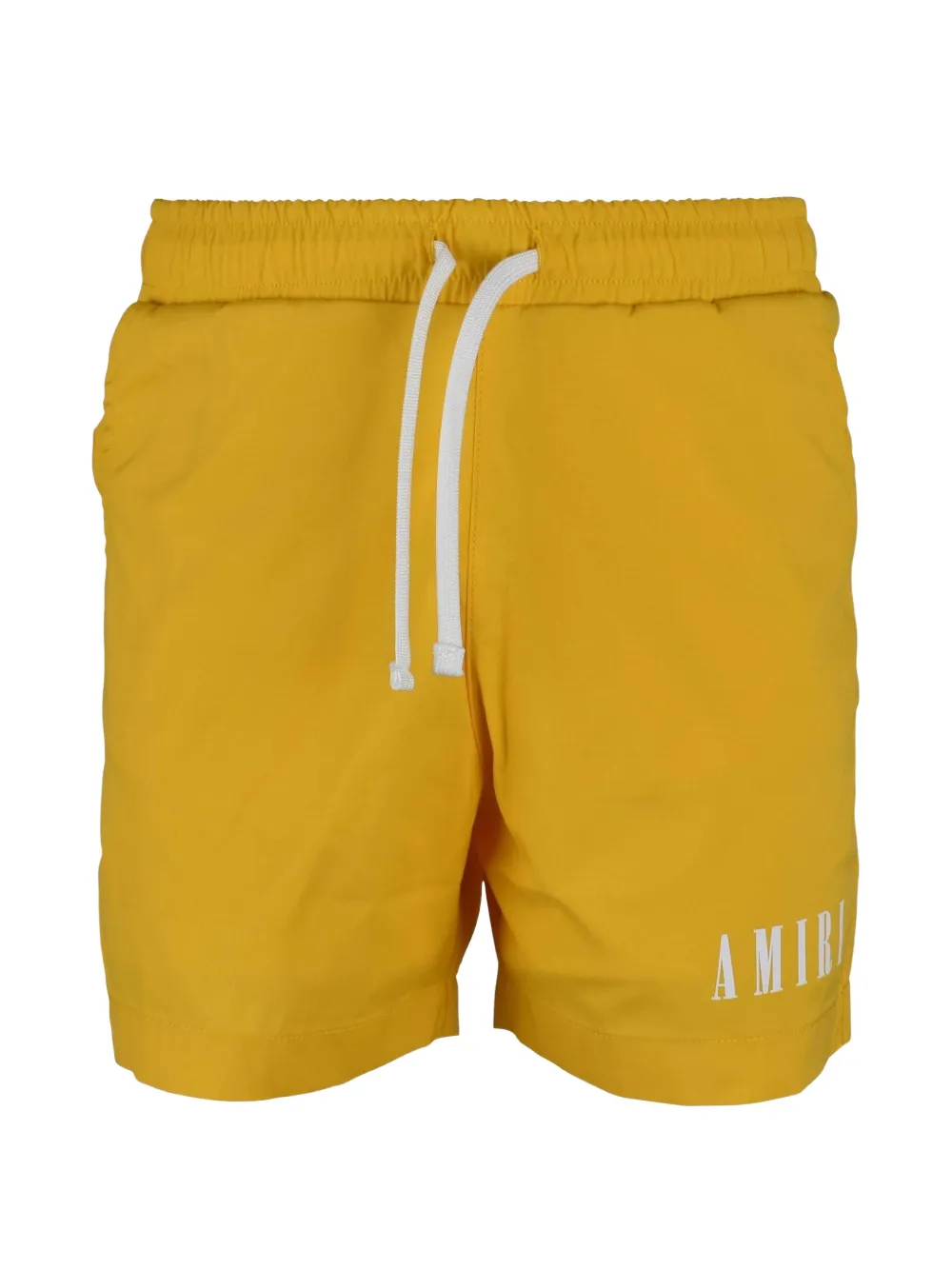 AMIRI KIDS Costume da bagno con logo - Giallo