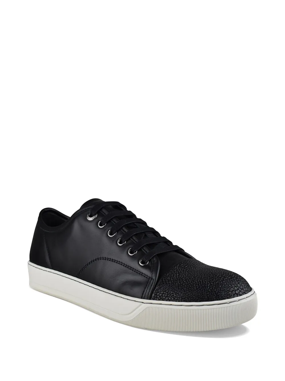 Lanvin DBB1 sneakers met contrasterende neus Zwart