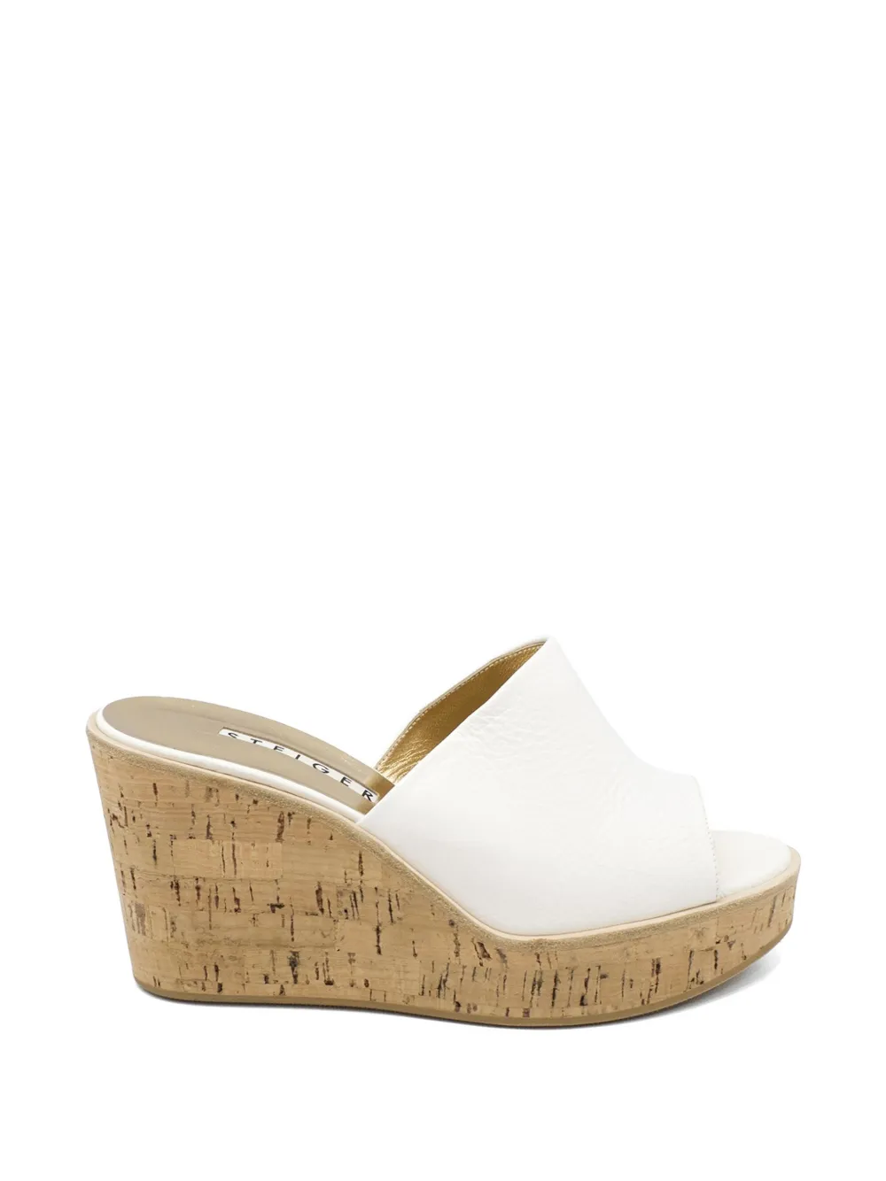 Walter Steiger Sandalen met plateauzool Wit
