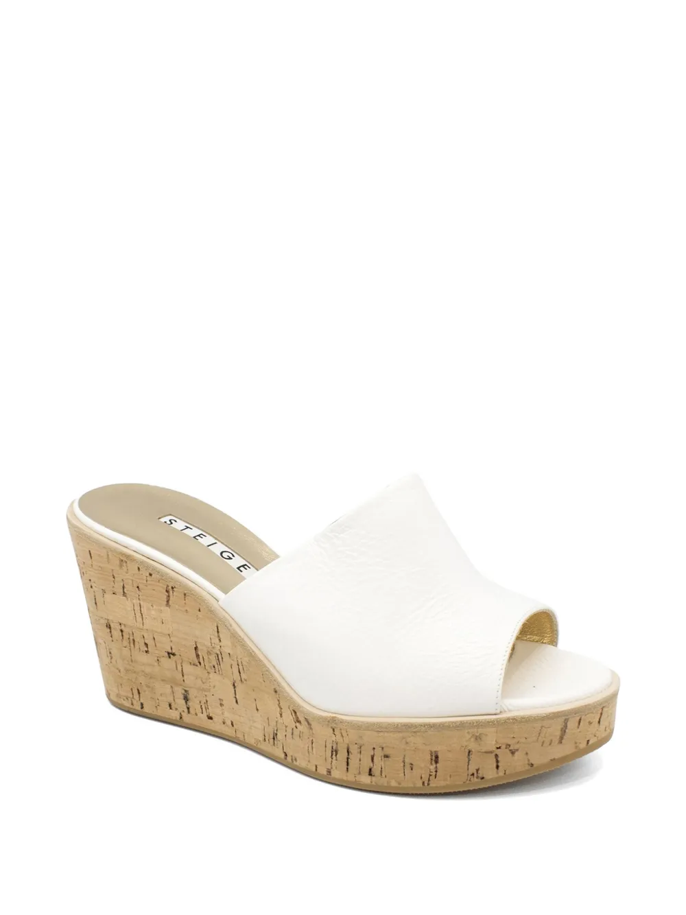 Walter Steiger Sandalen met plateauzool Wit