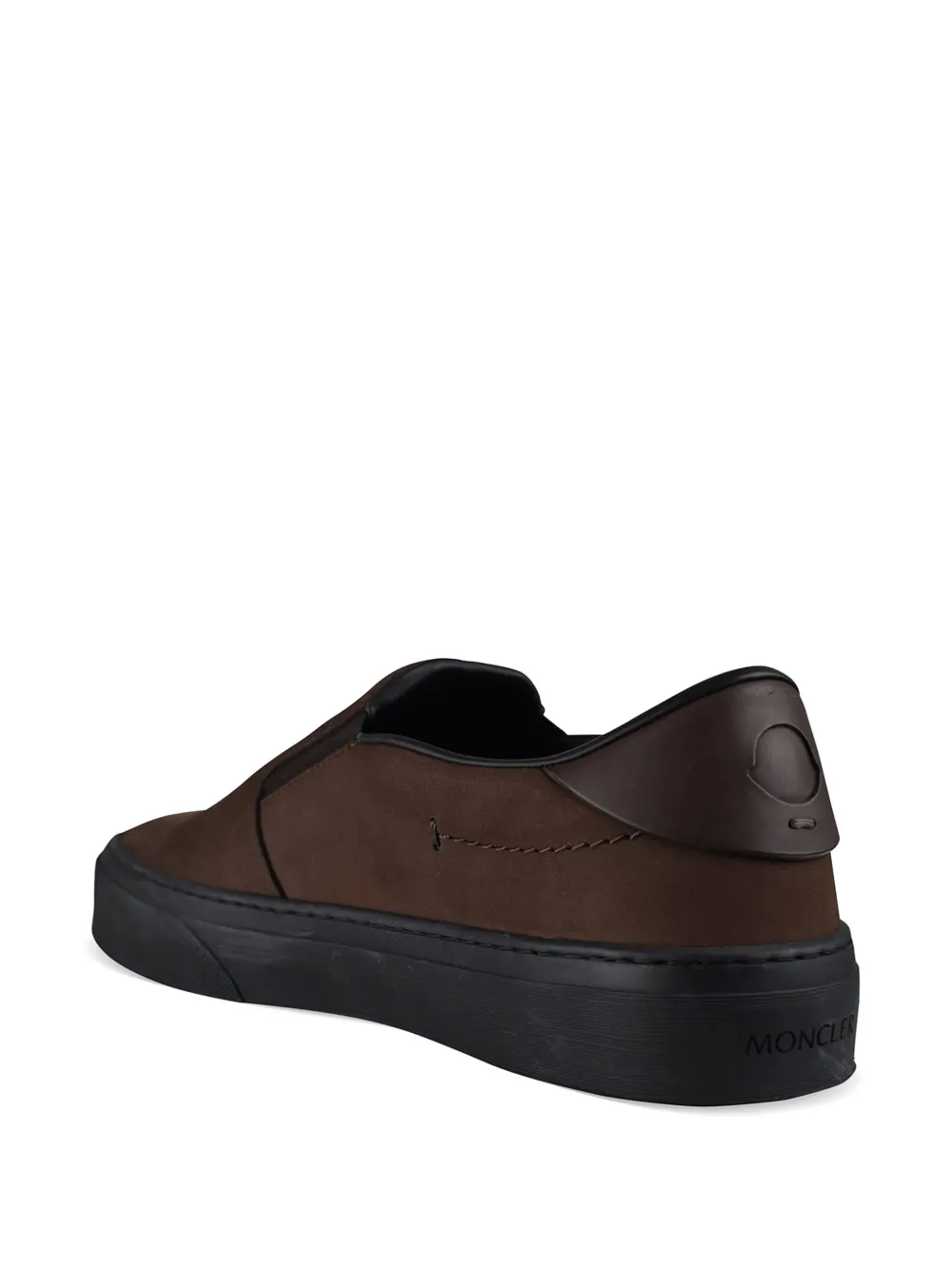 Moncler logo-patch loafers Bruin