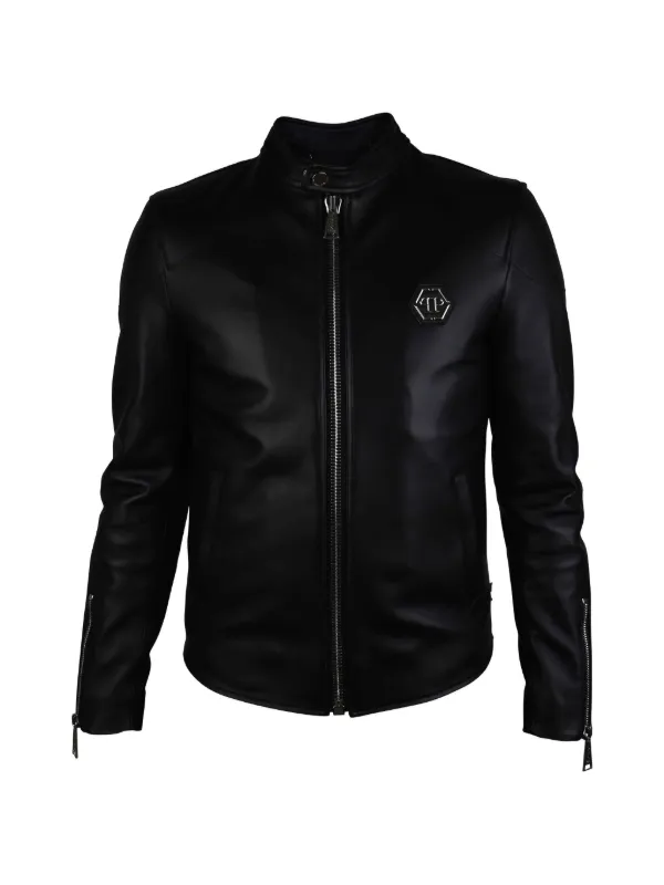 Philipp Plein ライダースジャケット | ブラック | FARFETCH JP