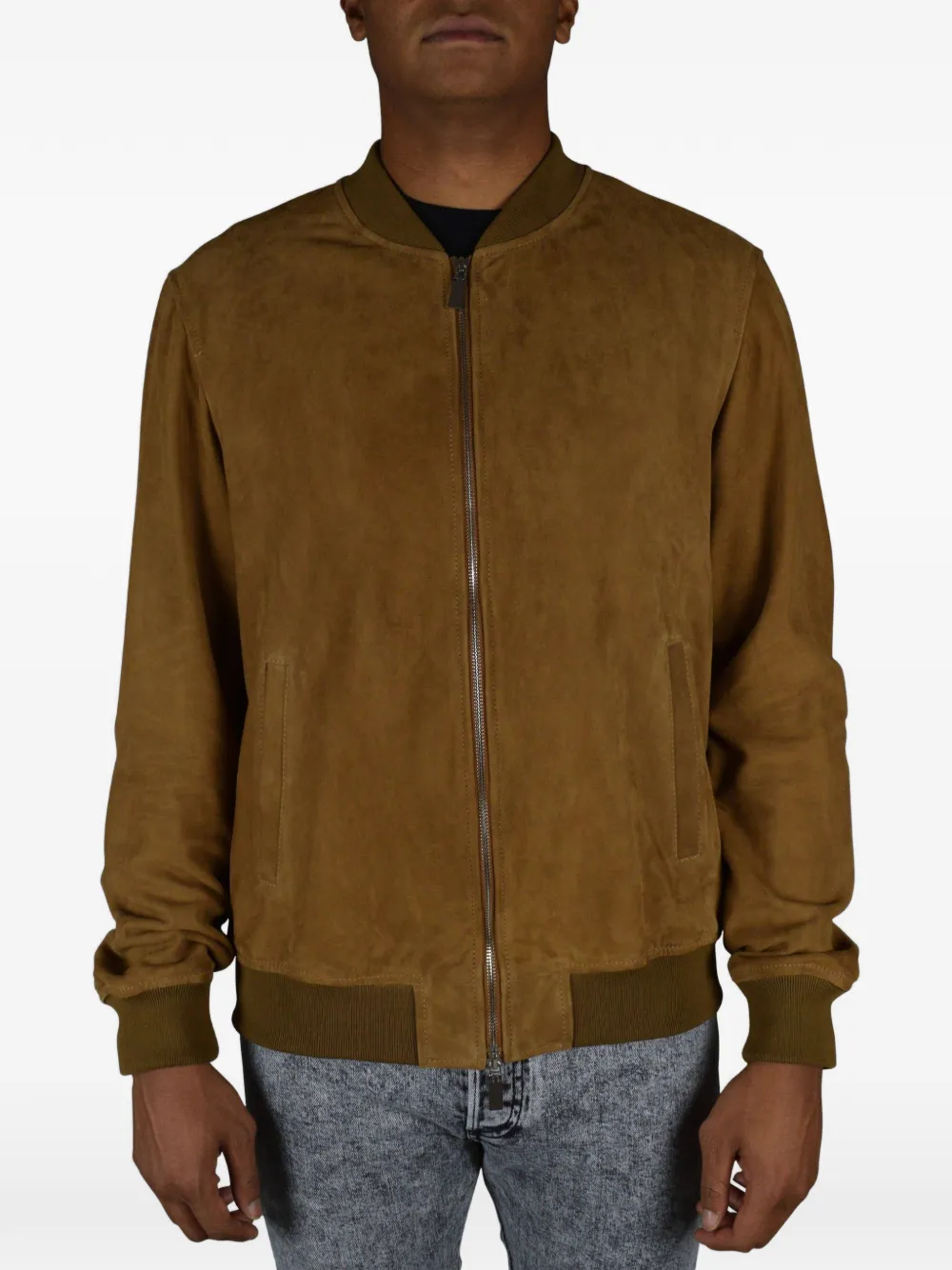 Billionaire Suède bomberjack Beige