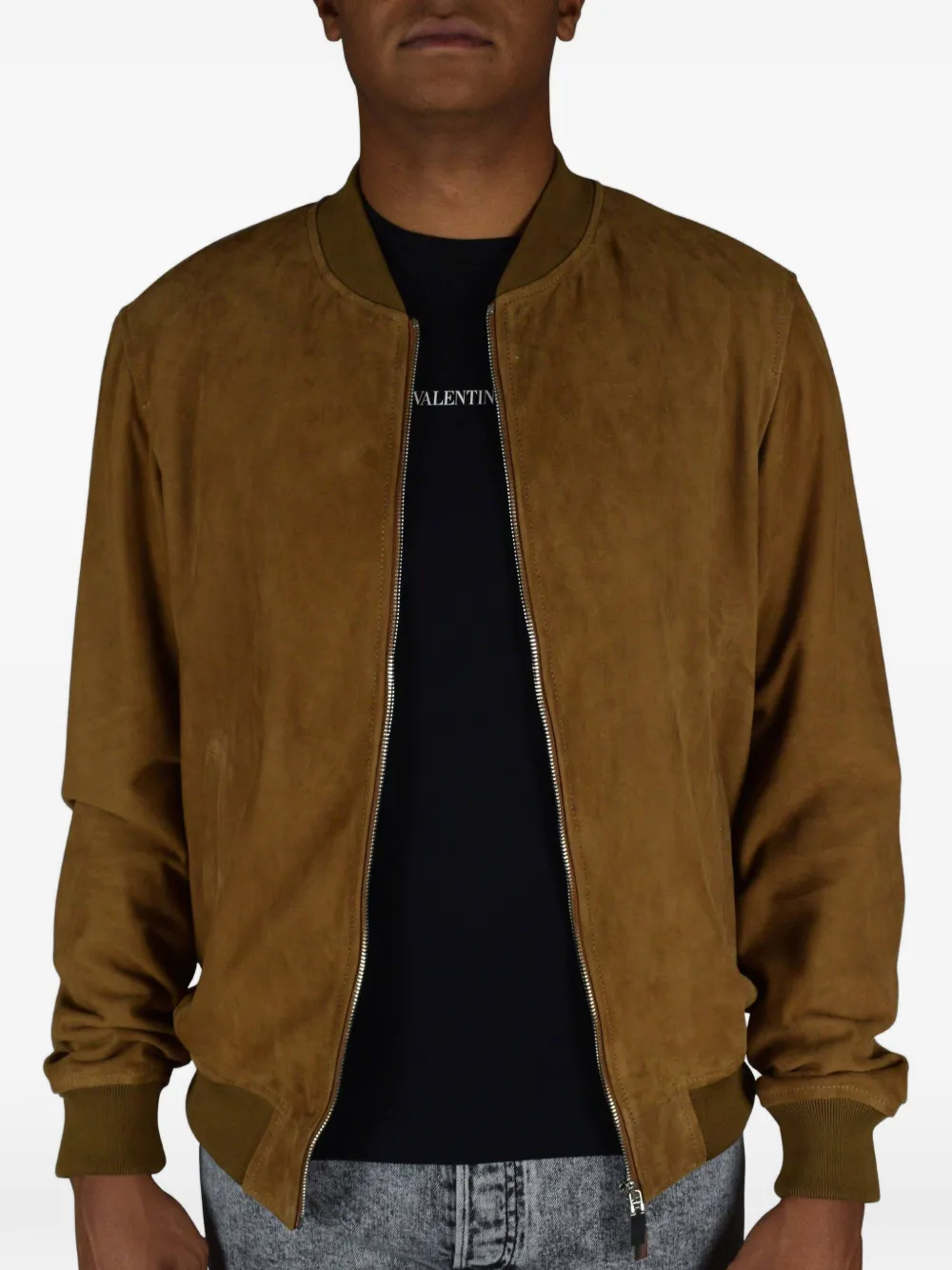 Billionaire Suède bomberjack Beige