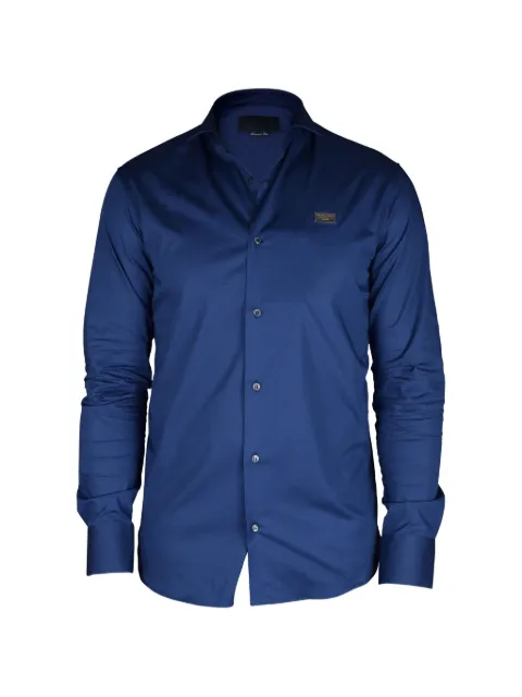 Philipp Plein camisa con parche del logo