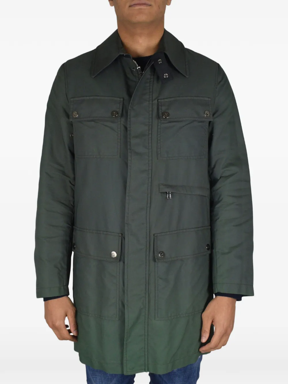 Dolce & Gabbana Jas met klepzakken Groen