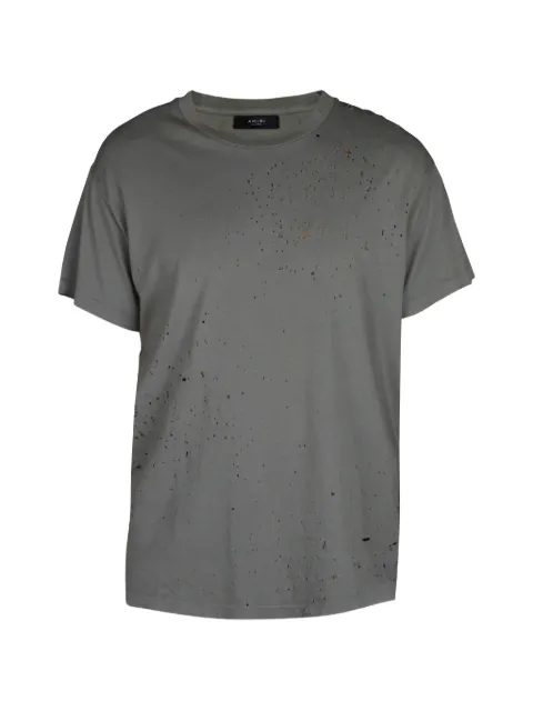 AMIRI t-shirt à effet usé
