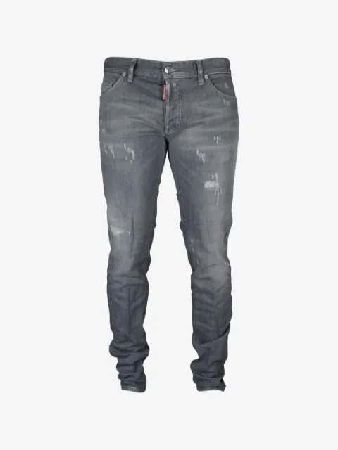 DSQUARED2 ripped-effect slim jeans