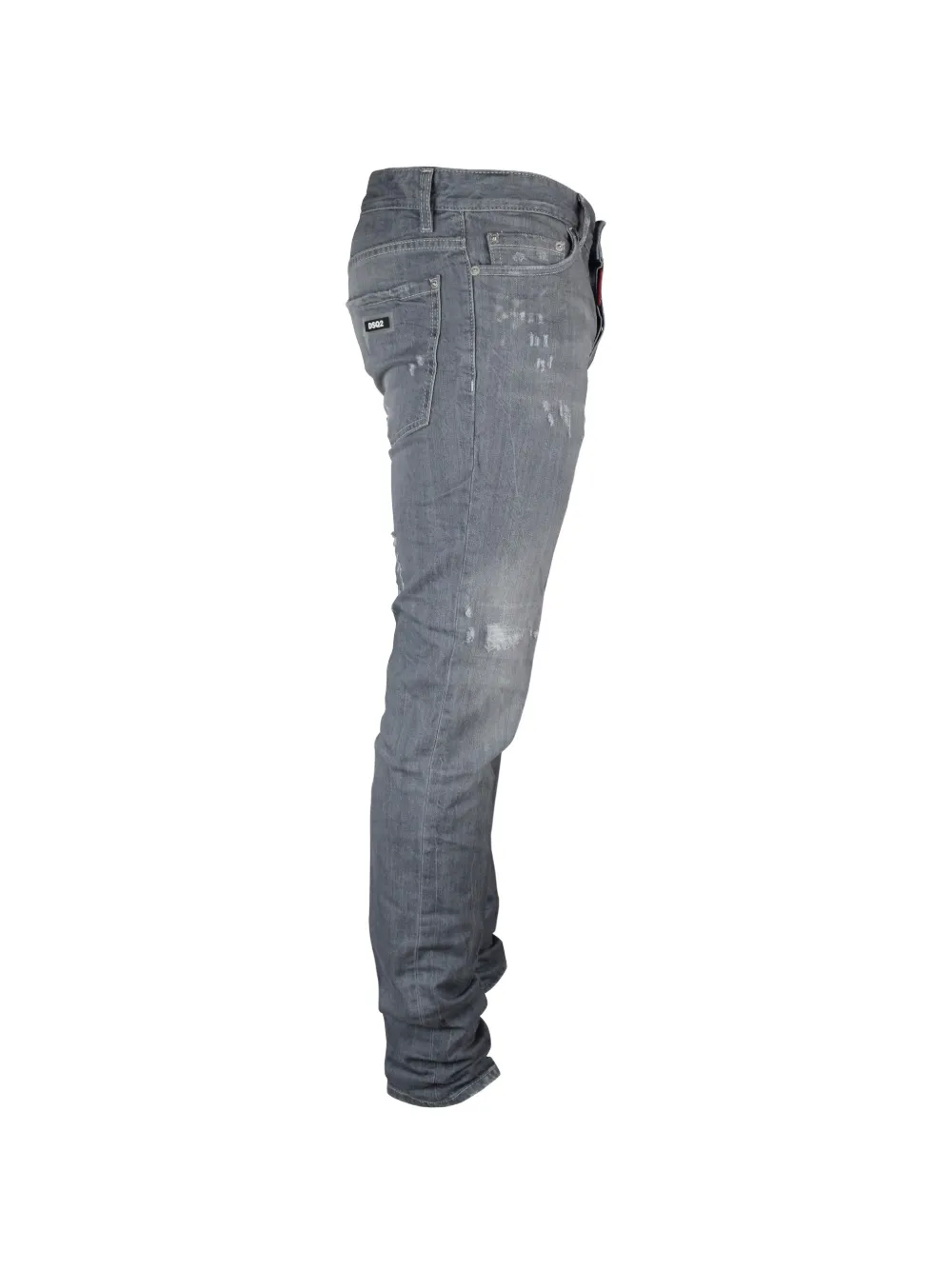 DSQUARED2 Jeans met gerafeld effect Grijs