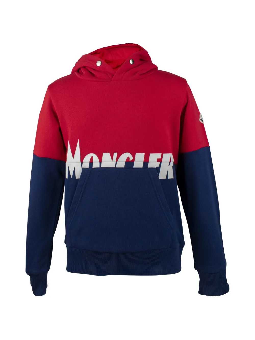 Moncler Enfant Hoodie met logopatch Rood