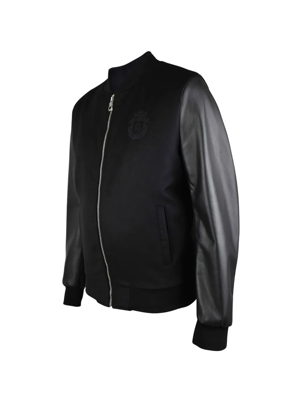 Billionaire Bomberjack met geborduurd logo Zwart