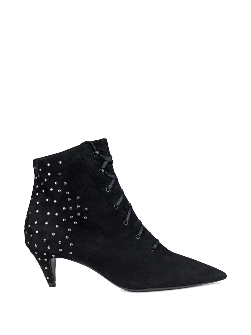 Saint Laurent Kiki laarzen met puntige neus Zwart