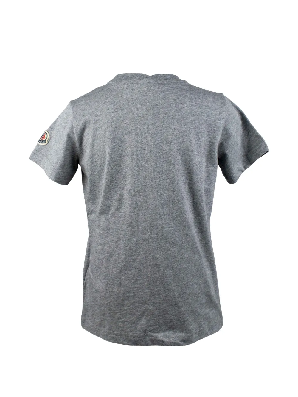 Moncler Enfant T-shirt met logopatch en korte mouwen Grijs