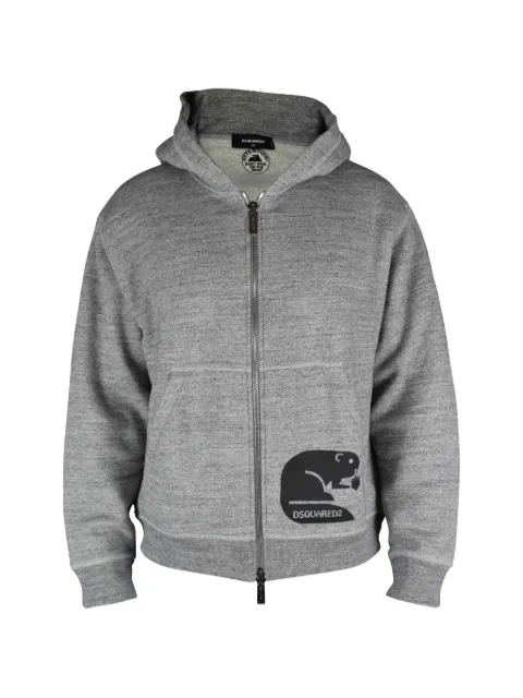 DSQUARED2 logo-print hoodie