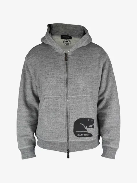 DSQUARED2 logo-print hoodie