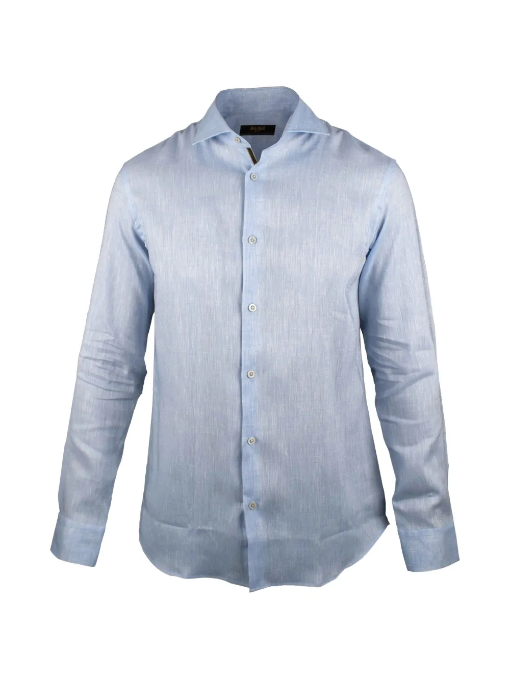Moorer Camicia in lino - Blu