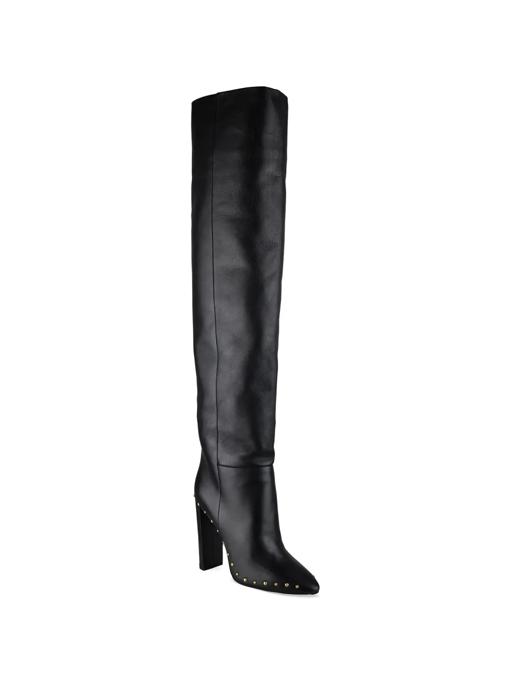 Saint Laurent Laarzen met puntige neus Zwart