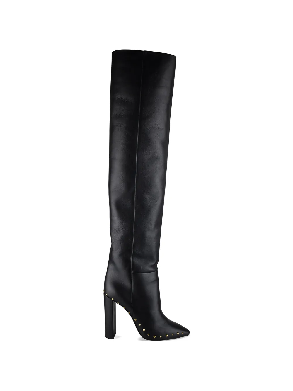 Saint Laurent Laarzen met puntige neus Zwart