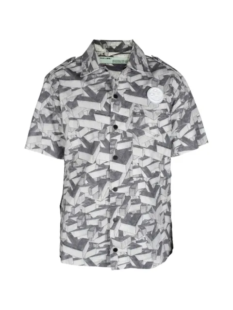 Off-White chemise 3D Arrows à manches courtes