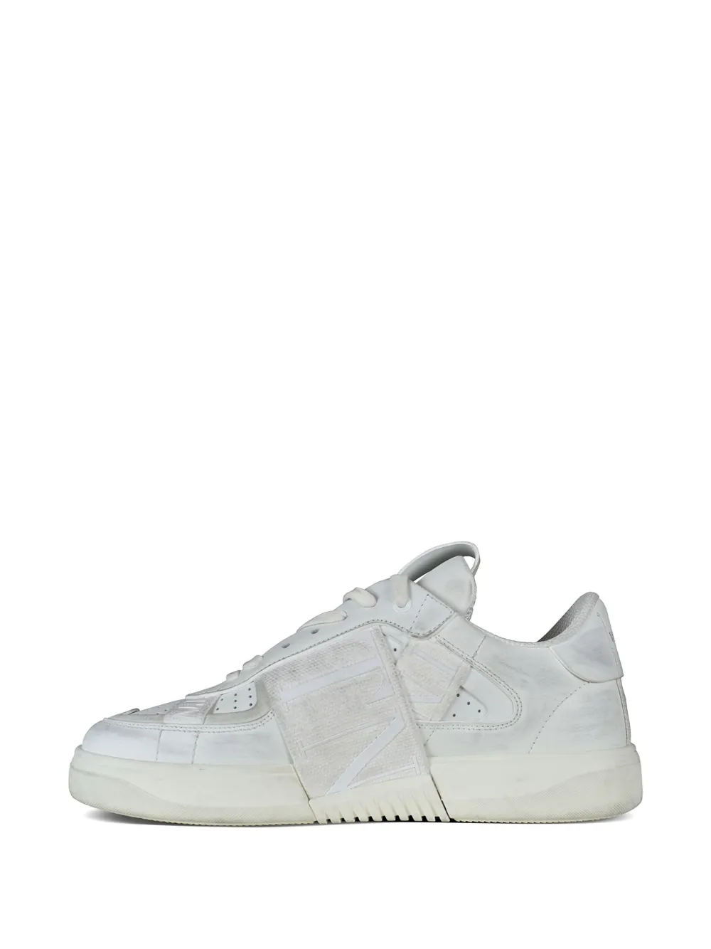 Valentino Garavani Leren sneakers met logo Wit