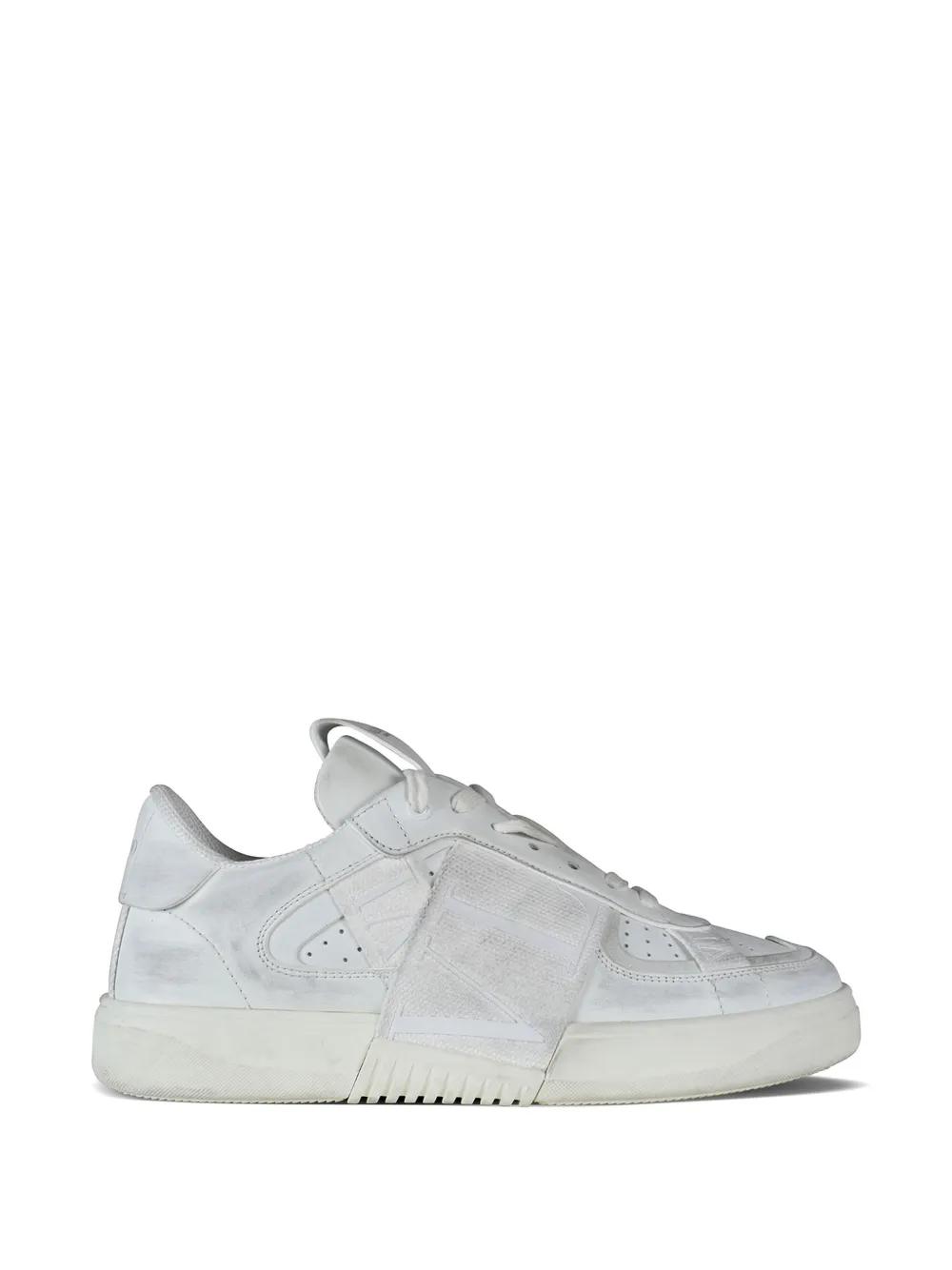 Valentino Garavani Sneakers con banda logo - Bianco