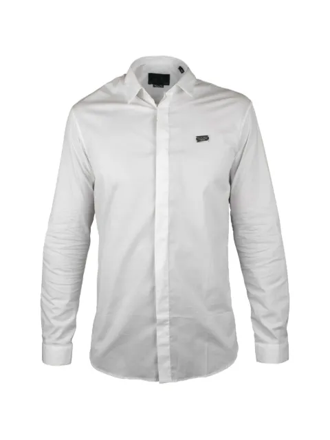 Philipp Plein camisa con distintivo Iconic