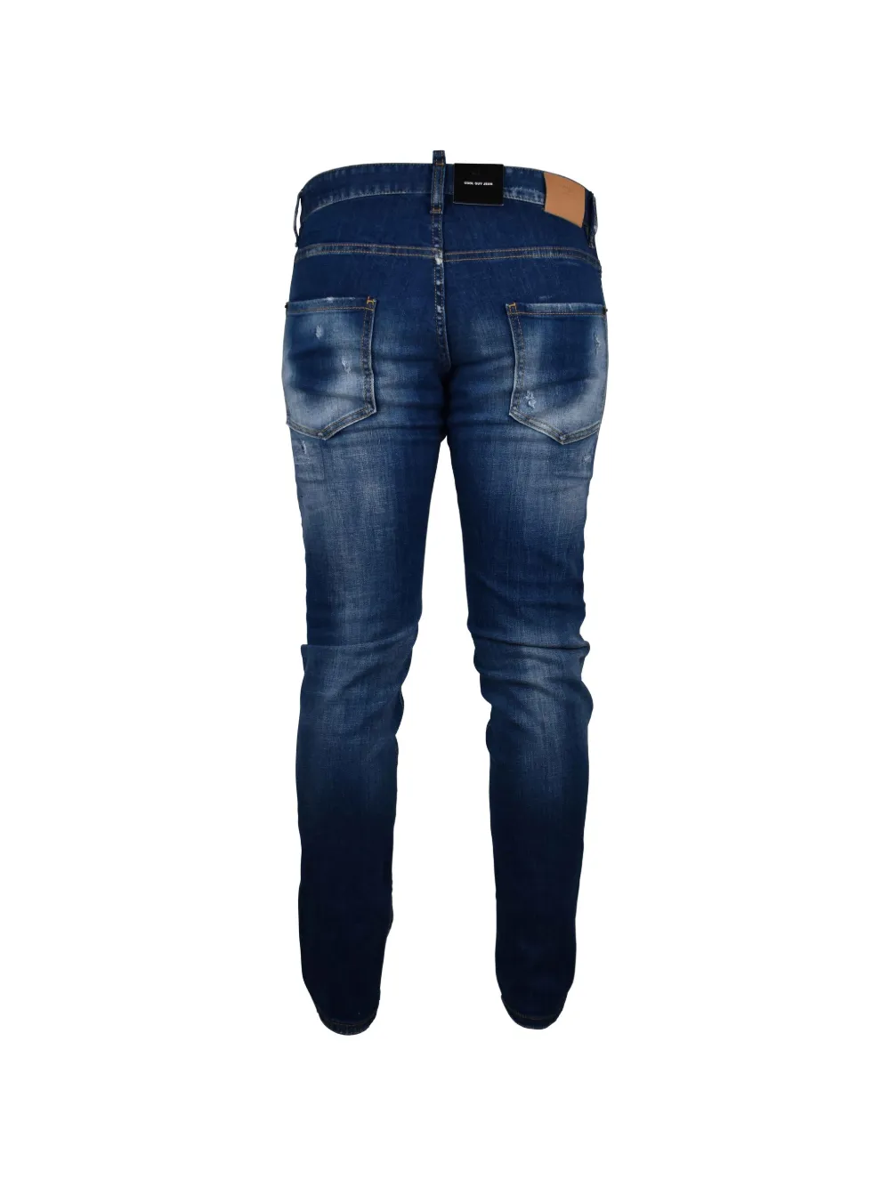 DSQUARED2 Cool Guy gerafelde skinny jeans Blauw