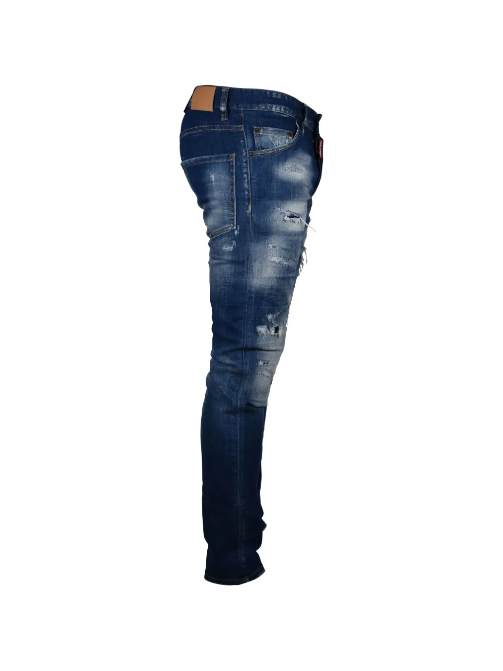 DSQUARED2 Cool Guy gerafelde skinny jeans Blauw