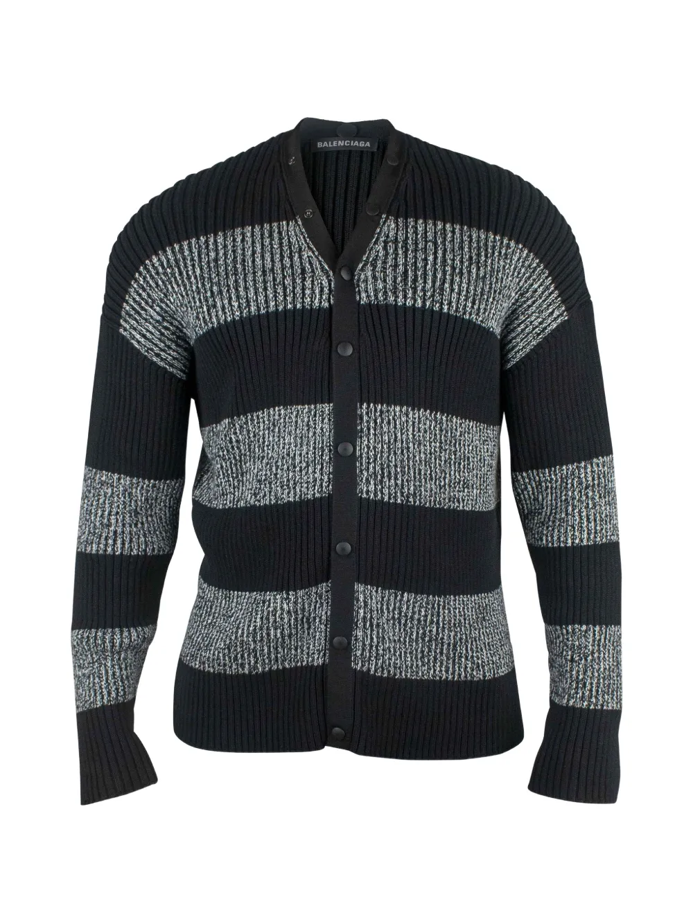 Balenciaga Cardigan mit V-Ausschnitt - Schwarz