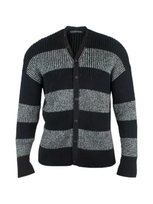BALENCIAGA 黒 ニットカーディガン メンズ ロゴあり 中古・古着通販】BALENCIAGA (バレンシアガ) ジップアップニット