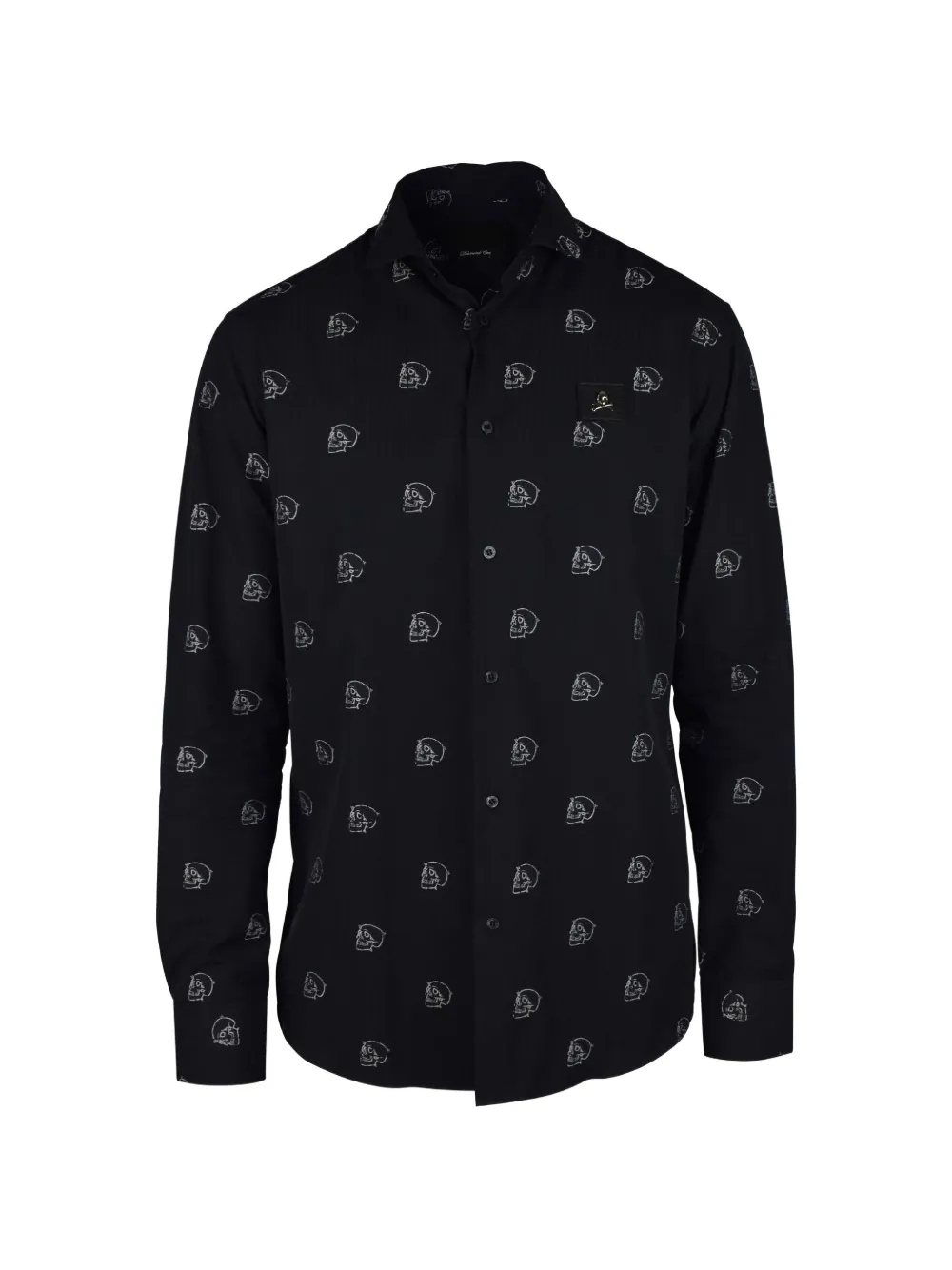 Philipp Plein Hemd mit Muster - Schwarz