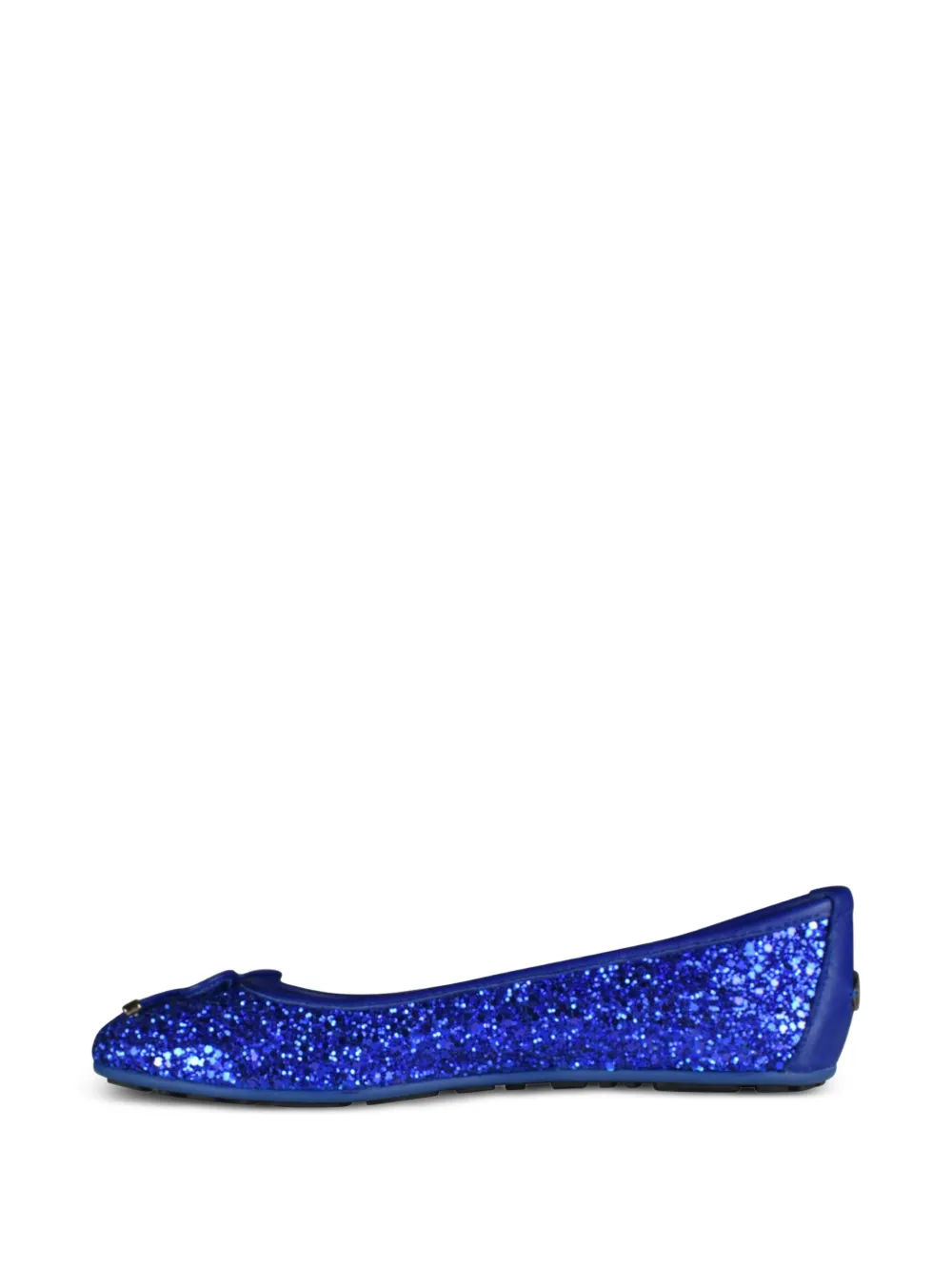 Jimmy Choo Ballerina's verfraaid met pailletten Blauw